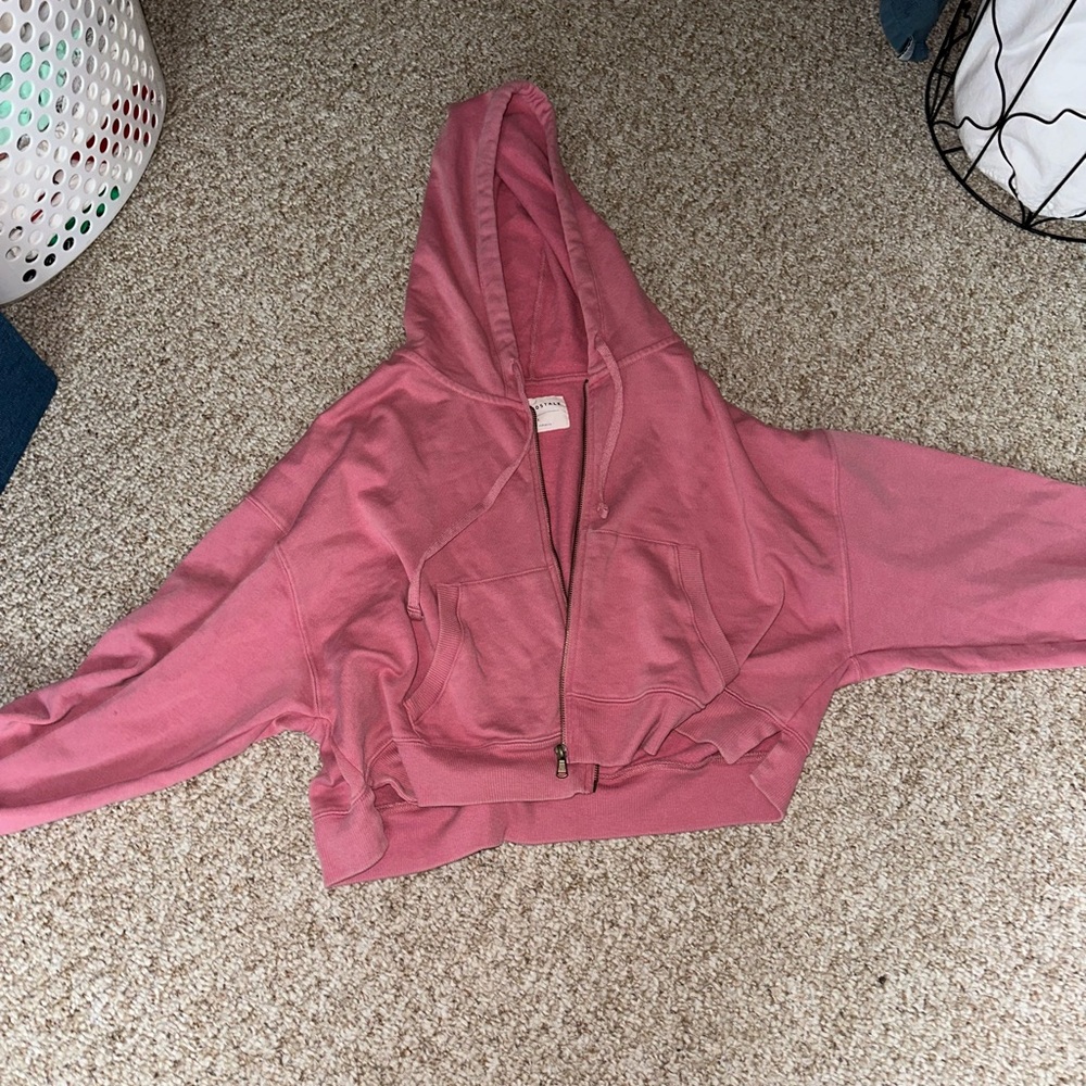 Aeropostale Pink Zip-Up Hoodie
